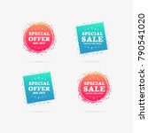 special offer   special sale 50 ... | Shutterstock .eps vector #790541020