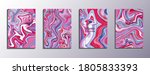 set of liquid acrylic texture... | Shutterstock .eps vector #1805833393