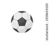 soccer ball symbol. european... | Shutterstock .eps vector #1928614103