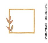 design golden geometric print... | Shutterstock . vector #1813033843