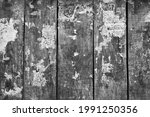Small photo of Black and white old wooden plunk texture background image