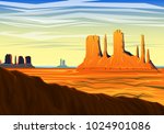 Mountain And Monument Valley ...