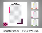 new set of editable minimal... | Shutterstock .eps vector #1919491856