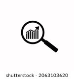 chart icon vector  report graph ... | Shutterstock .eps vector #2063103620