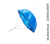 Blue toy parachute