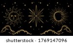 set of design elements in gold... | Shutterstock .eps vector #1769147096