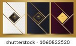 luxury premium menu design... | Shutterstock .eps vector #1060822520