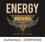 energy eagle wing vector t... | Shutterstock .eps vector #2058956306