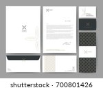branding identity template... | Shutterstock .eps vector #700801426