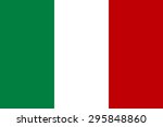 original italy flag vector in... | Shutterstock .eps vector #295848860