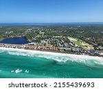 Helicopter view of Florida Panhandle beaches