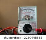 Analog multimeter. Ohmmeter, voltmeter and ammeter in one.