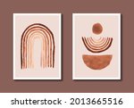 set of hand painted watercolor... | Shutterstock .eps vector #2013665516