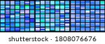 vector set of blue gradients... | Shutterstock .eps vector #1808076676