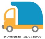 kids dump truck. construction... | Shutterstock .eps vector #2073755909
