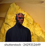 Small photo of Moscow, Russia - August 27 2023: Darth Maul is a male Zabrak from Dathomir, a great Sith lord who lives in the last years of the Galactic Republic's rule.