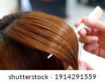 Small photo of Hair treatment to protect the scalp and hair tissue by supplying chemical nutrients to damaged hair and prevent further damage