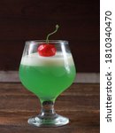 Green Melons Silky Puding With...