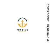 trading logo  finance and... | Shutterstock .eps vector #2030351033