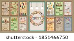   calendar for children 2021 by ... | Shutterstock .eps vector #1851466750