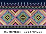 colorful tribal geometric... | Shutterstock .eps vector #1915754293