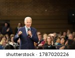 Small photo of Sparks, Nevada / USA - January 10 2020: Former Vice President and presidential candidate, Joe Biden, held a rally at Sparks High School ahead of the Nevada Democratic Caucuses.