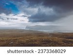 Small photo of Neist Point is a small peninsula on the Scottish island of Skye. Isle of Skye is the largest island in the Inner Hebrides. It lies just off the west coast of mainland Scotland in the Atlantic Ocean.