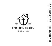 Simple Anchor And House Logo...