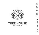 Illustration Of Tree House Logo ...