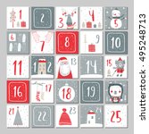 Advent Calendar. Christmas...