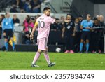 Small photo of Inter Miami's Lionel Messi (10) in actions during an MLS soccer match against the Los Angeles FC Sunday, Sept. 3, 2022, in Los Angeles.