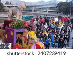 Small photo of Pasadena Humane | Hill’s Pet Nutrition’s float “Feed the Love” moving along Colorado Boulevard during 135th Rose Parade in Pasadena, Calif., Monday, Jan. 1, 2024.