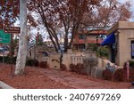 Small photo of Sedona, Arizona USA - December 24th 2023: Landscape photography of downtown Sedona during the holiday season