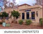 Small photo of Sedona, Arizona USA - December 24th 2023: Landscape photography of downtown Sedona during the holiday season