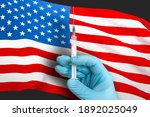 vaccination in united states of ... | Shutterstock . vector #1892025049