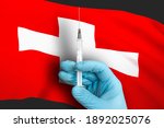 vaccination in switzerland.... | Shutterstock . vector #1892025076
