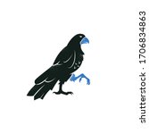 eagle heraldic symbol. eagle... | Shutterstock .eps vector #1706834863