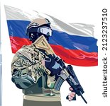 Russian Flag Soldier Ukraina...