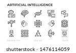 artificial intelligence ... | Shutterstock .eps vector #1476114059