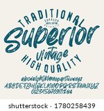 craft retro vintage typeface... | Shutterstock .eps vector #1780258439