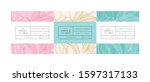 vector set pattens for... | Shutterstock .eps vector #1597317133