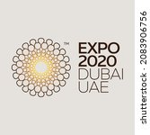 expo2020 dubai logo. united... | Shutterstock .eps vector #2083906756