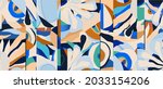 bright abstract collage trendy... | Shutterstock .eps vector #2033154206