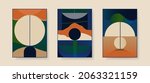 set of minimalist abstract... | Shutterstock .eps vector #2063321159