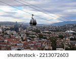 Aerial Tramway Car Of Tbilisi...