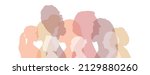 women of different ethnicities... | Shutterstock .eps vector #2129880260