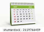 Standing Desk Calendar May 2022....