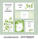 collection of creative cards.... | Shutterstock . vector #399788809