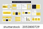 yellow business proposal... | Shutterstock .eps vector #2052800729