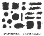 vector grunge elements. set of... | Shutterstock .eps vector #1434543680